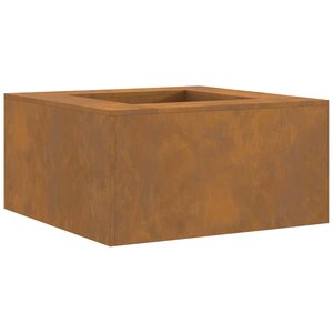 vidaXL Braise Marron 80 x 80 x 40 cm Acier résistant aux intempéries