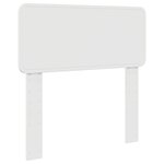 vidaXL Tête de lit Blanc Brillant 80 cm Bois d'ingénierie