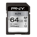 PNY Carte mémoire SD 64Go Elite C10 U1