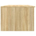 vidaXL Table basse chêne sonoma 102x50x36 cm bois d'ingénierie
