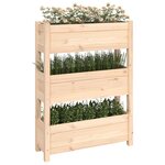 vidaXL Jardinière 77x25x104 5 cm Bois massif de pin