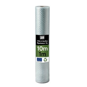 Pack And Move - Film À Bulle Recyclé - 1 X 10 M - Déménagement Expédition Et Protection - Papier Bulle De Qualité - 70 recyclé