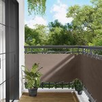 vidaXL Écran de balcon 75 x 200 cm Oxford alu enduit de PU
