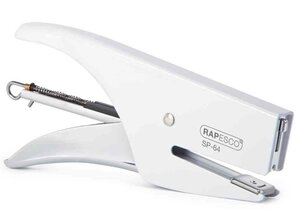 Pince agrafeuse SP-64 (6/4 & 21/4 mm) chrome/blanc RAPESCO