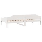 vidaXL Cadre de lit sans matelas blanc 80x200 cm bois massif de pin