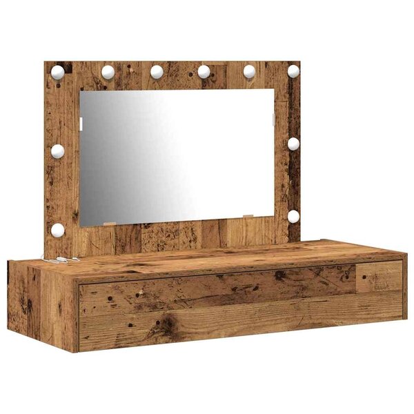 vidaXL Table de Toilette Marron 100 x 40 x 70 cm Bois d'ingénierie