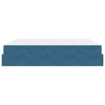 vidaXL Cadre de lit Bleu 180 x 200 cm Velours