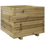 vidaXL Jardinière 60x60x49 5 cm bois de pin imprégné