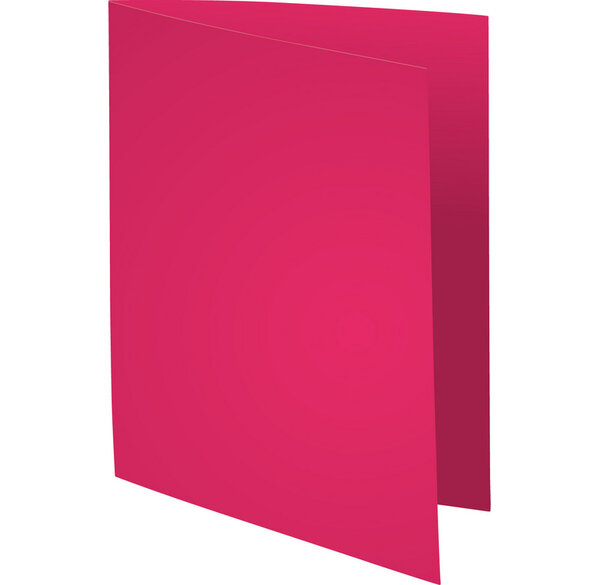 Paquet de 100 chemises Foldyne 180 Fuchsia EXACOMPTA