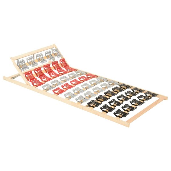 vidaXL Cadre de lit 12 lattes tête de lit réglables 70x200 cm