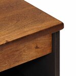 vidaXL Buffet avec porte Noyer 60 x 33 x 75 cm Bois de mangue massif