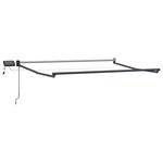 vidaXL Cadre de store rétractable électrique Anthracite 3 x 2 m