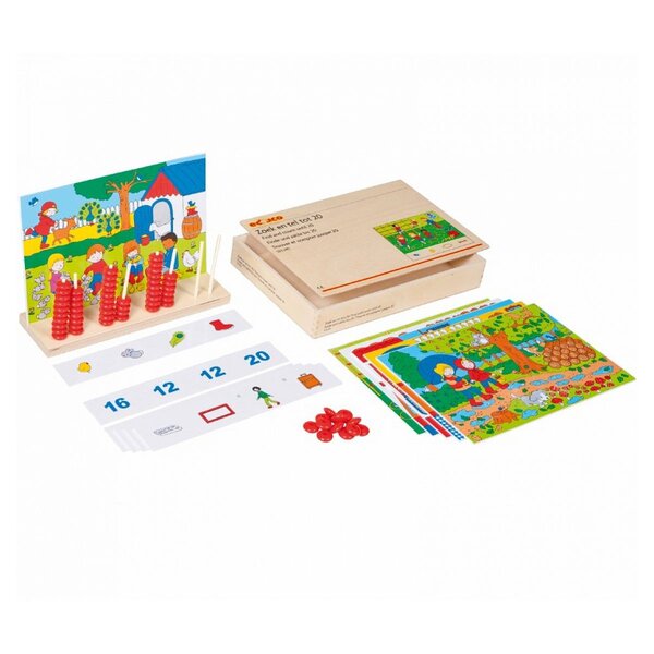 Trouver et compter jusqu'à 20 - jeu Montessori