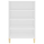 vidaXL Buffet Blanc 57x35x90 cm Aggloméré