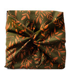 Papier cadeau réutilisable - Jardin de Gui 35x35cm Mat 100 Coton