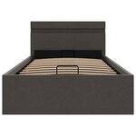 vidaXL Cadre de lit à rangement hydraulique sans matelas 90x200 cm