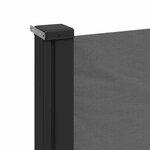 vidaXL Auvent latéral rétractable anthracite 140x600 cm