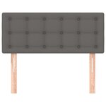vidaXL Tête de lit Gris 90x5x78/88 cm Similicuir
