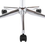 vidaXL Chaise pivotante de bureau Noir Bois courbé et similicuir