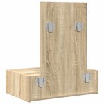 vidaXL Table de Toilette Marron 60 x 40 x 70 cm Bois d'ingénierie