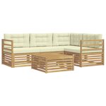 vidaXL Ensemble de canapés d'extérieur 5 pc