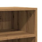 vidaXL Buffet chêne artisanal 57x35x70 cm bois d'ingénierie