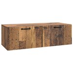 vidaXL Meuble TV mural Bois ancien 98 x 41 x 30 cm Bois d'ingénierie