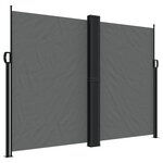 vidaXL Auvent latéral rétractable Anthracite 180x1200 cm