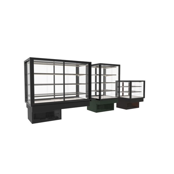 Vitrine réfrigérée ouverte série drop-in 3 niveaux - 600x850 mm - sayl -  -