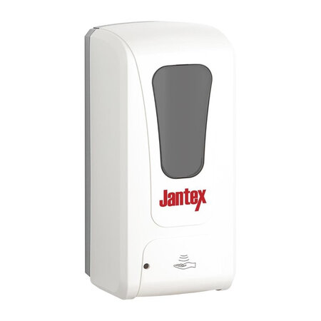 Distributeur automatique de savon liquide et désinfectant - 1 l - jantex -  - abs1 120x110x262mm