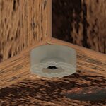 vidaXL Porte-parapluie Bois ancien 40 x 20 x 55 5 cm Bois d'ingénierie