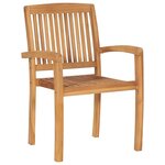 vidaXL Chaises de jardin lot de 2 et coussins bleu Bois de teck massif