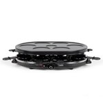 Livoo Ensemble de raclette et mini-crêpière 2 en 1 1200 W Noir