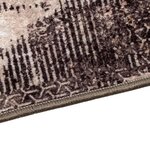 vidaXL Coureur de Tapis MARSA Noir 80 x 250 cm Polyester et PVC