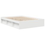 vidaXL Cadre de lit sans matelas blanc 140x200 cm