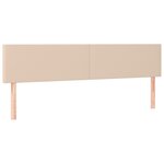 vidaXL Sommier à lattes de lit avec matelas LED Cappuccino 200x200 cm