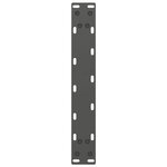 vidaXL Pieds de table basse en U 2 pièces Anthracite 40 x (30-31) cm Acier