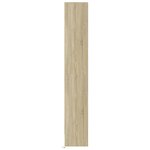 vidaXL Buffet haut LED chêne sonoma 69x32 5x200 cm bois d’ingénierie