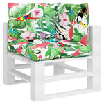 vidaXL Coussins de palette lot de 3 multicolore tissu Oxford