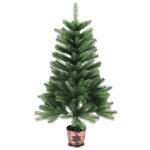vidaXL Arbre de Noël artificiel aiguilles réalistes 65 cm vert