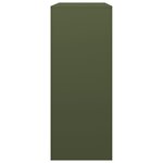 vidaXL Portant de bois de chauffage vert 100x40x100 cm acier