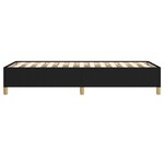vidaXL Cadre de lit sans matelas noir 80x200 cm tissu