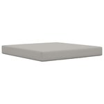 vidaXL Coussin de canapé d'extérieur 2 Pièces Gris Polyester