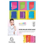 Classeur a4 2 anneaux 30mm iderama - jaune - x 10 - exacompta