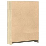 vidaXL Bibliothèque chêne sonoma 80x24x109 cm bois d'ingénierie