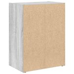 vidaXL Bibliothèque sonoma gris 40x24x52 cm bois d'ingénierie