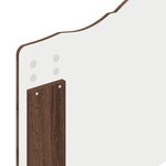 vidaXL Tête de lit Chêne brun 100 cm Bois d'ingénierie