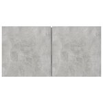 vidaXL Ensemble de meubles TV 6 Pièces Gris béton Bois d'ingénierie