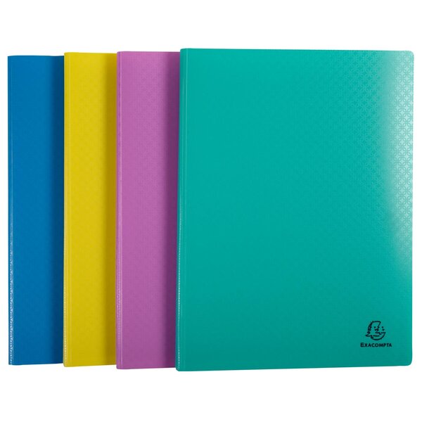 Protège-documents En Polypropylène Rigide Forever Young 100 Vues - A4 - Couleurs Assorties - X 12 - Exacompta