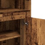 vidaXL Buffet haut vieux bois 60x35 5x103 5 cm bois d'ingénierie